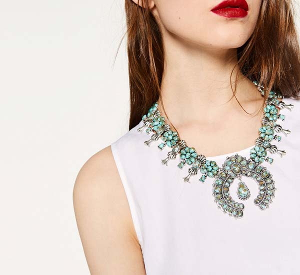 Xion Polo Tee Green Necklace