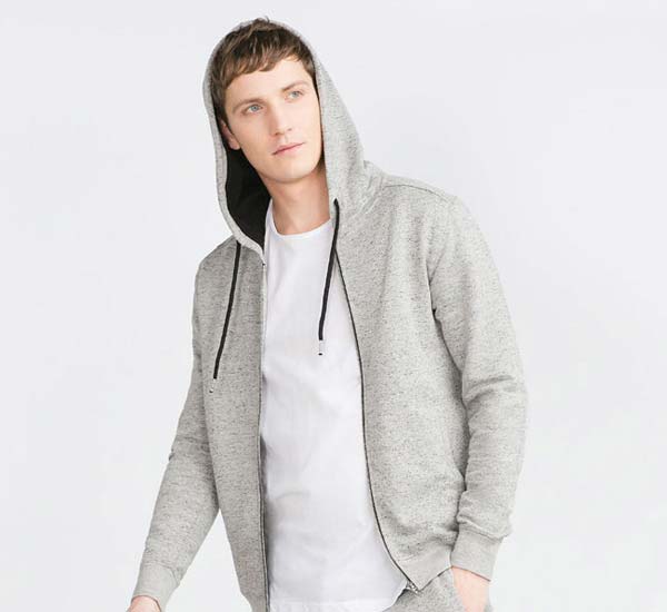 Xion Polo Tee Grey Hoodie