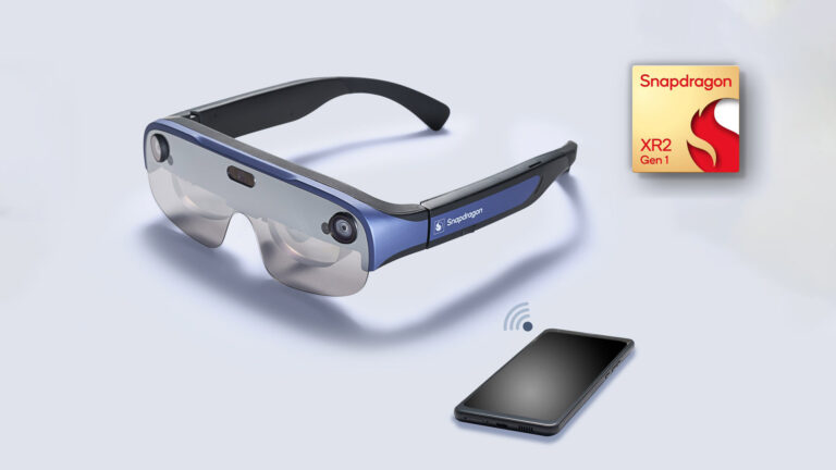 Новейший образец AR-очков от Qualcomm теперь имеет беспроводное соединение со смартфоном